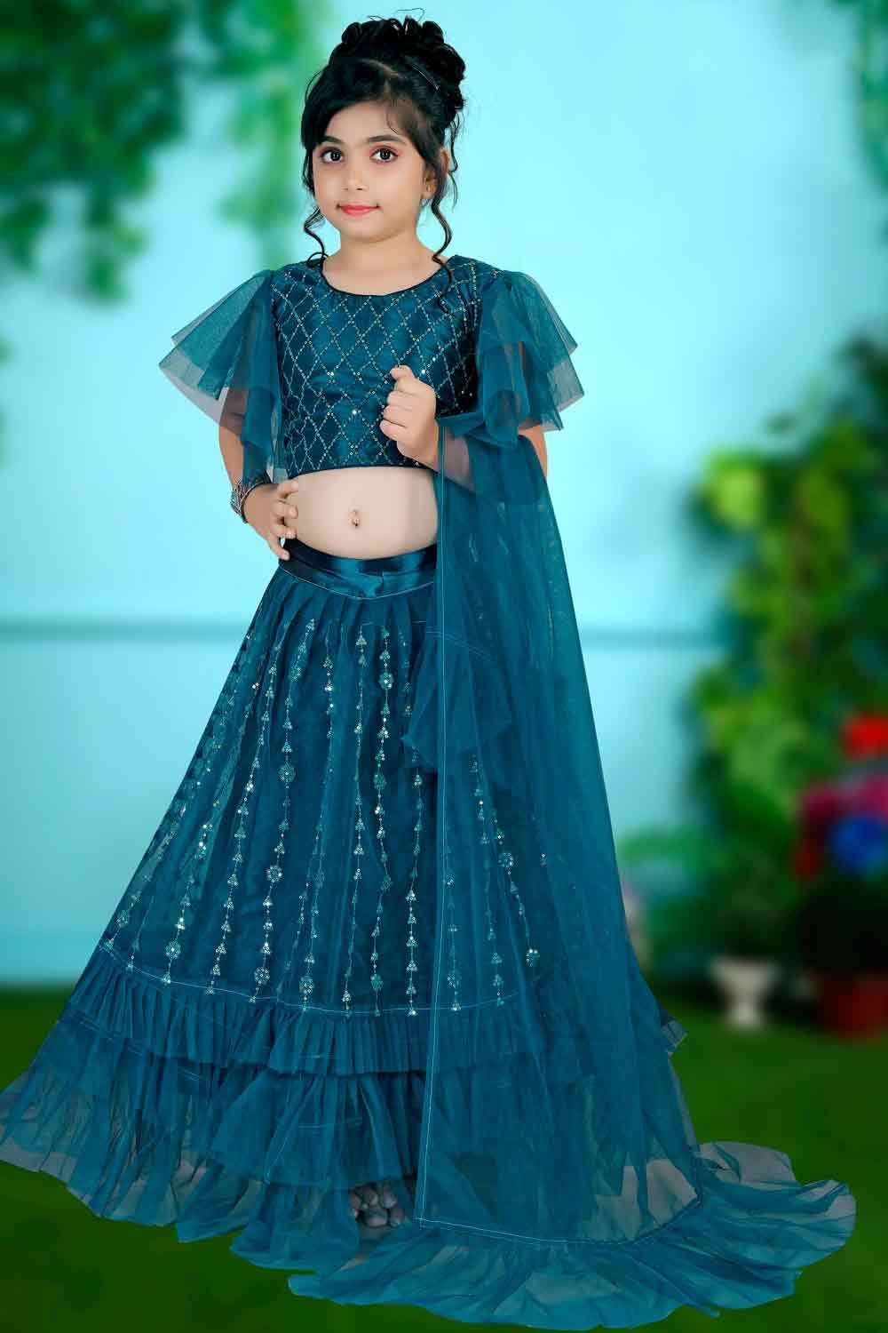 Girls Chaniya Ghagra Choli-Baby Girls Navratri Lehenga Outfit-Gujarati –  ShopBollyWear.Com